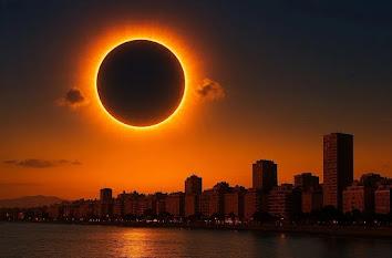 Eclipse desde Valencia