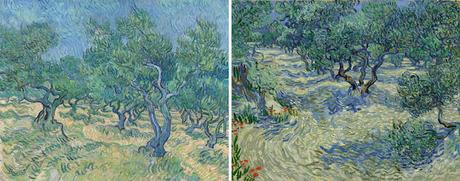 Los olivos de Vincent Van Gogh