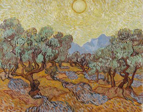 Los olivos de Vincent Van Gogh