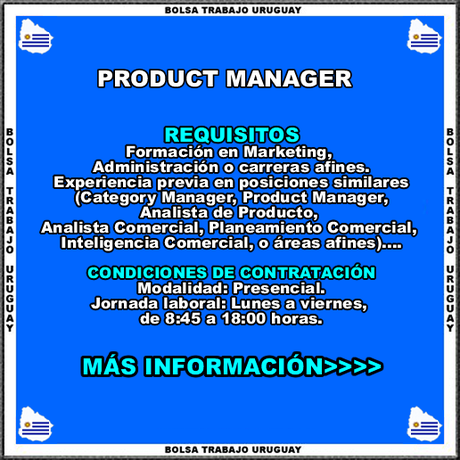PRODUCT MANAGER | EMPRESA LÍDER EN IMPORTACIÓN Y COMERCIALIZACIÓN