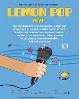 Cartel y confirmaciones del Lemon Pop 2026 en Murcia