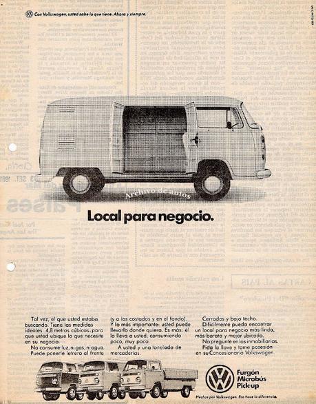 Volkswagen Microbús, Furgón y Pick-up importados en 1981