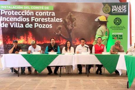 Villa de Pozos instala Comité de Protección contra Incendios Forestales