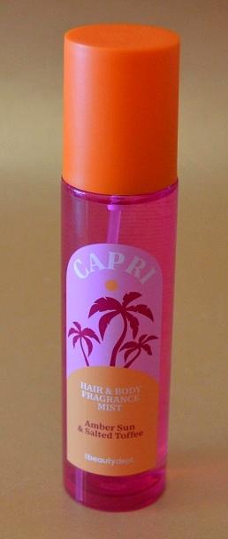 El perfume del mes – la bruma “Capri – Amber Sun & Salted Toffee” de THE BEAUTY DEPT
