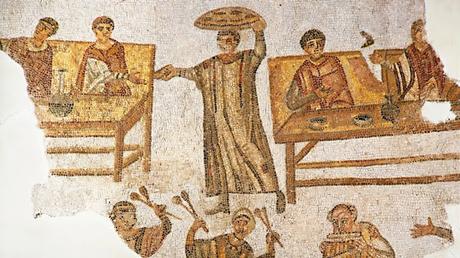 El desayuno en la antigua Roma.
