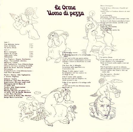 Le Orme - Uomo Di Pieza (1972)