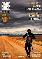 Conciertos en Madrid y Barcelona de Jake Bugg en abril del 2027 en su Solo Acoustic Tour
