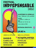 Cartel del Festival Indyspensable 2026 en Villaverde