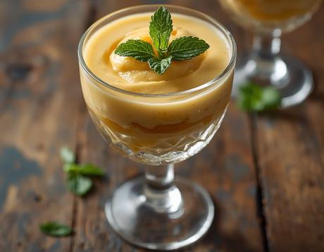 Mousse de melocotón Mousse de melocotón