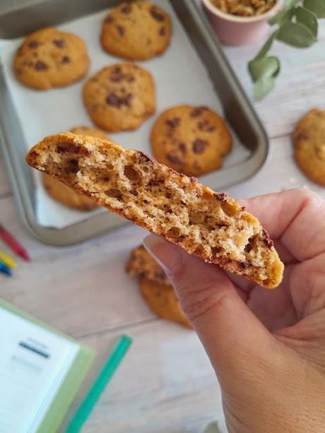 Galletas de plátano con nueces y chocolate