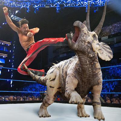 Wrestling dinos