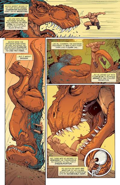 Wrestling dinos