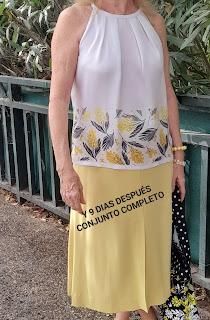FALDA Y TOP CON CENEFA