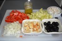 Ensalada mediterránea picada