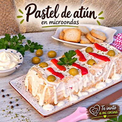 Pastel de atún en microondas