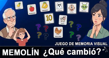 Memolín: ¿Qué cambió? | El juego de memoria visual que pondrá a prueba tu mente