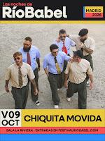 Concierto de Chiquita Movida en La Riviera de la mano de Las Noches de Río Babel