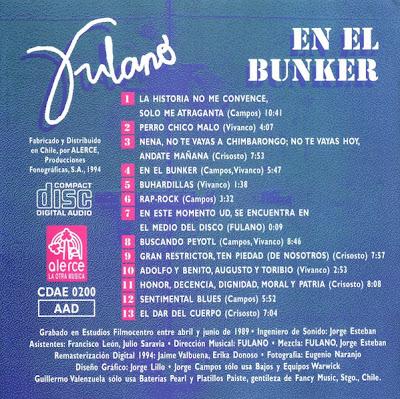 Fulano - En el Bunker (1989)