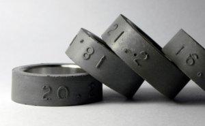 Concrete wedding rings- ?¿