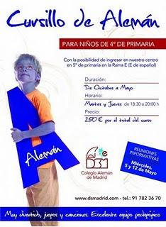 CURSILLOS DE INGRESO EN EL COLEGIO ALEMÁN