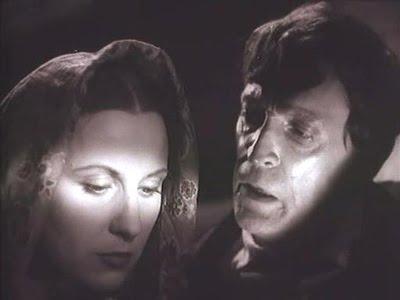 Florencia Bécquer y Julio Rey de las Heras en La Aldea maldita de Florián Rey (1942)