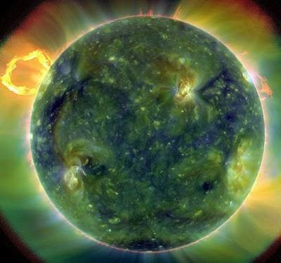 Primeras imágenes del Solar Dynamics Observatory