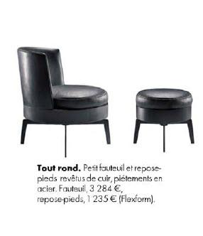 Butacas con ottoman (o) sillones con reposapiés