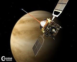 Venus Express mide la densidad de la atmósfera venusiana