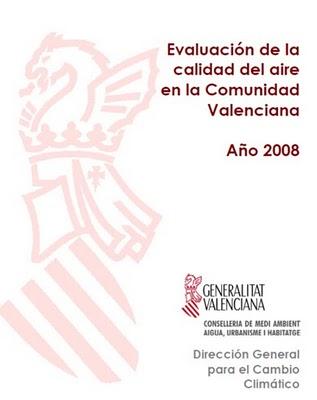 Calidad del Aire en la Comunidad Valenciana 2008