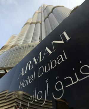 Armani inagura su primer hotel en Dubai