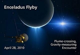 Cassini sobrevolará la enigmática luna Encélado