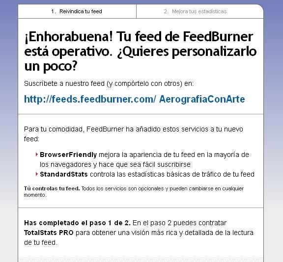 Redirigir feed rss Feedburner