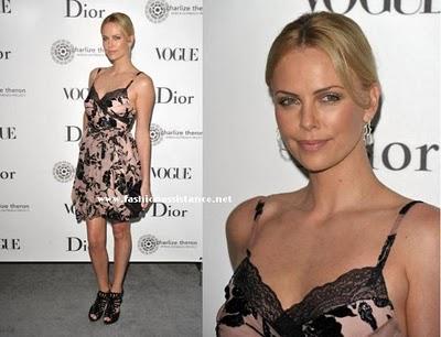 Africa Outreach Proyect Dinner. Charlize Theron y Nicole Richie eligen Christian Dior