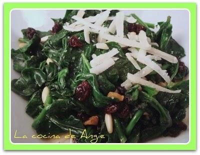 ESPINACAS FRESCAS SALTEADAS