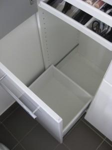 Ikea hack Besta/Vattern: añade al cajón sin frente una puerta