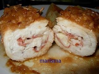 Enrollado de pollo