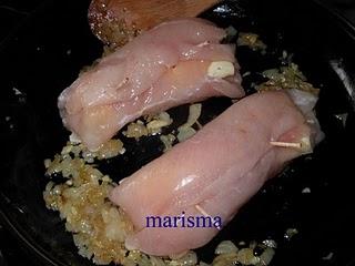 Enrollado de pollo