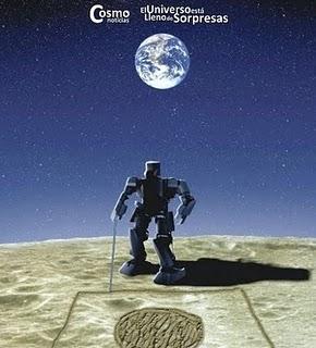 El robot humanoide Maido-Kun a la Luna