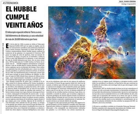 El Hubble cumple veinte años