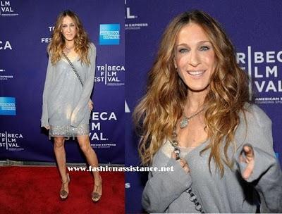 El peculiar look de Sarah Jessica Parker en el Festival de Cine de Tribeca 2010. SJP at Tribeca Film Festival