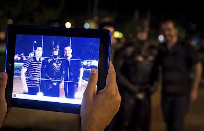 Un Batman de verdad por las calles de Brasil