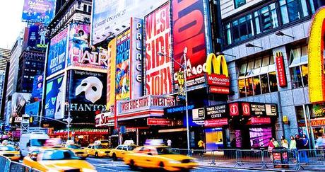 Taxis en Times Sq.