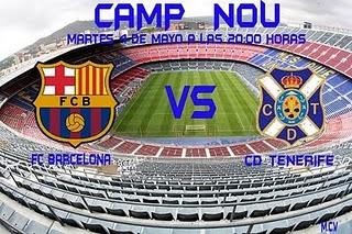 FC  BARCELONA   vs   CD TENERIFE