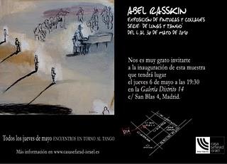 ABEL RASSKIN, Exposición de pintura y collages. Serie 