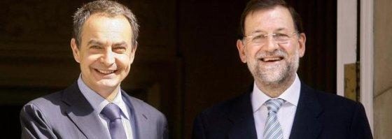 Zapatero y Rajoy