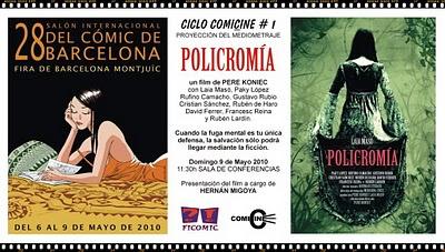 Policromía en el Salón del Cómic de Barcelona