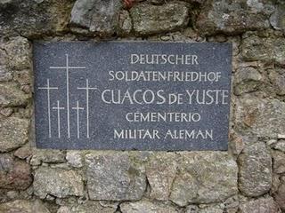 El cementerio militar alemán en suelo español: Cuacos de Yuste