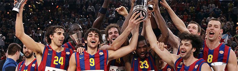 El Regal Barça campeón de Europa. Barça 86 - Olympiacos 68.