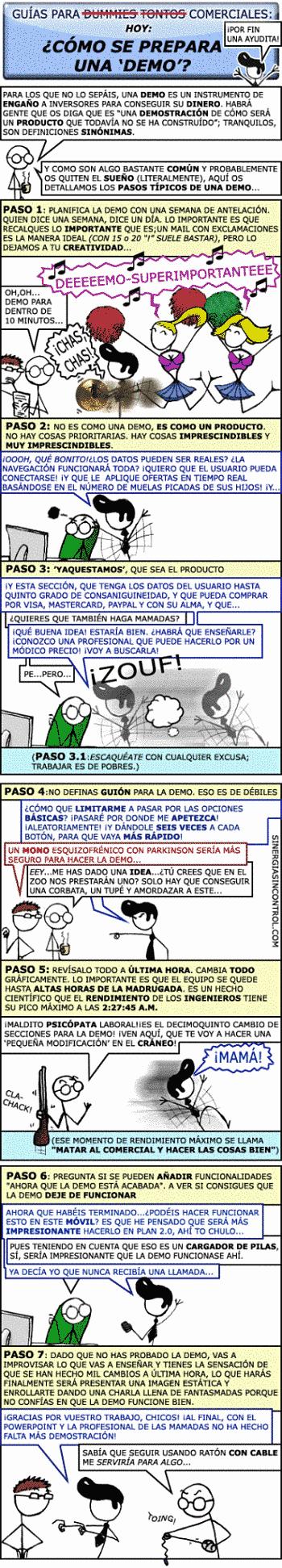 Actualidad Informática. Como se realiza una demostración comercial en informática. Rafael Barzanallana