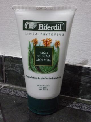 Baño de crema de Aloe vera (Biferdil)